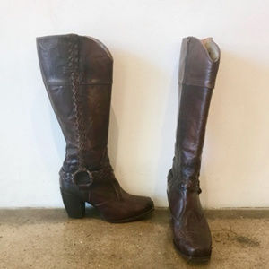 Brown Leather Boots by Mark Nason